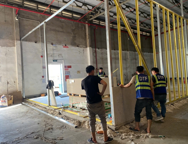 VÁCH NGĂN THẠCH CAO CHỐNG CHÁY E60 VÀ E120