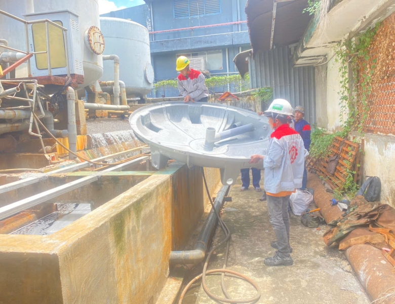 THI CÔNG LĂP ĐẶT HỆ THỐNG LÀM MÁT CHO NHÀ XƯỞNG HỆ THỐNG COOLING TOWER.